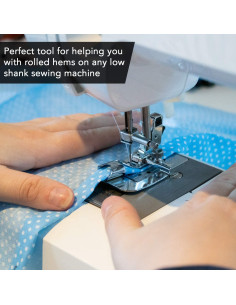 Juego de Prensatelas de Dobladillo Enrollado Kraftex - 6 Tamaños 2