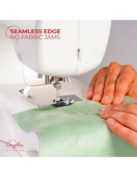 Pie de Cama Abierto Sewphee + Pie de Acolchado 6 mm - Compatible con Máquinas de Coser