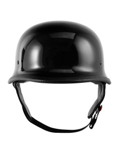 Casco XFMT Chopper Cruiser Biker Negro Brillante M