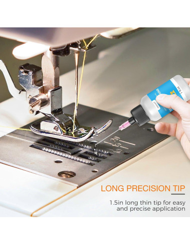 Aceite de Máquina de Coser OAIEGSD 29.57 ml con Aplicador y Cepillo