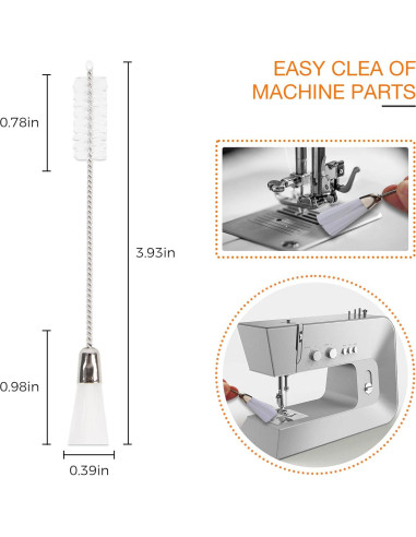 Aceite de Máquina de Coser OAIEGSD 29.57 ml con Aplicador y Cepillo
