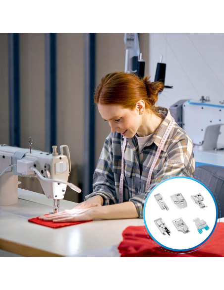 Juego de 6 Patas de Prensatelas para Máquina de Coser FIKLOTA