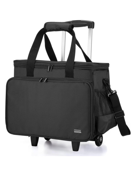 Funda para Máquina de Coser LUXJA con Carro Desmontable - Negro