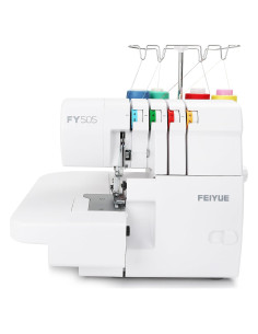 Máquina de Overlock Serger FEIYUE FY505 2/3/4 Hilos Metal