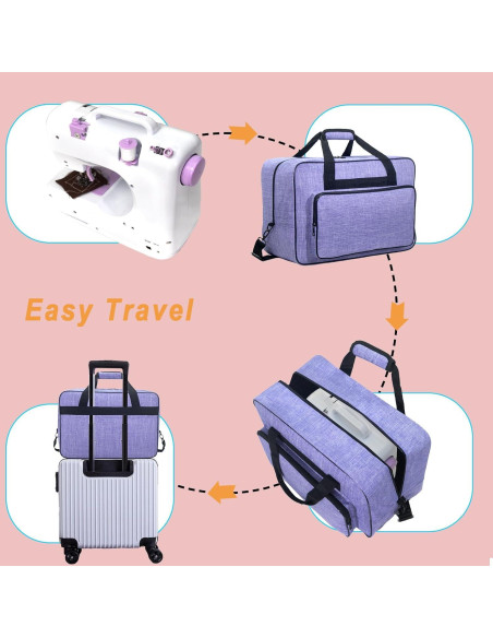 Bolsa de Transporte para Máquina de Coser Universal XH005 - Púrpura