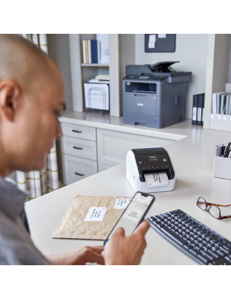 Impresora Térmica de Etiquetas Brother QL-1110NWBC 600x600dpi Impresora Térmica de Etiquetas Brother QL-1110NWBC 600x600dpi