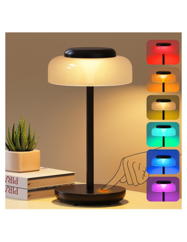 Lámpara de Mesa LED Inalámbrica Qimh 5000mAh Control Táctil
