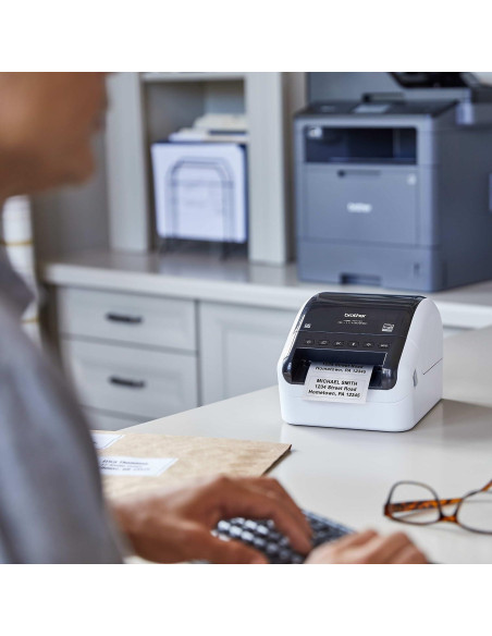 Impresora Térmica de Etiquetas Brother QL-1110NWBC 600x600dpi Impresora Térmica de Etiquetas Brother QL-1110NWBC 600x600dpi