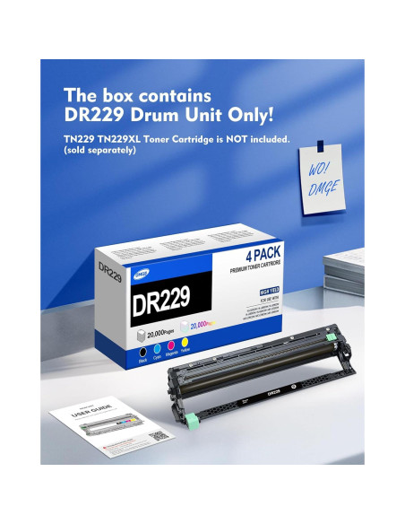 Unidad de tambor DR229CL DMGE para Brother HL-L3280CDW