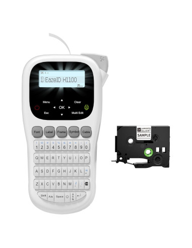 Etiquetadora EazeID H1100 Portátil 12mm Pantalla Retroiluminada