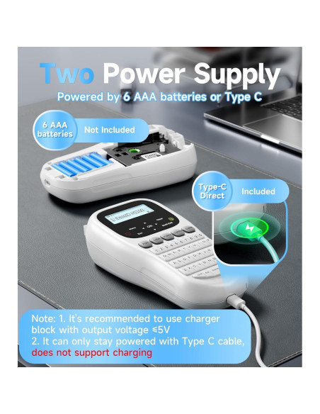 Etiquetadora EazeID H1100 Portátil 12mm Pantalla Retroiluminada