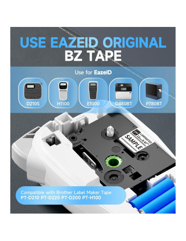 Etiquetadora EazeID H1100 Portátil 12mm Pantalla Retroiluminada