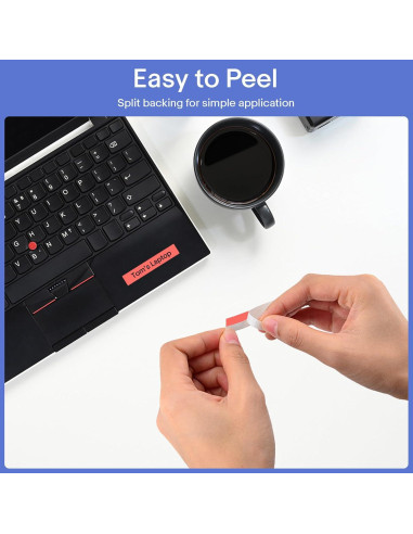 Cinta de Etiqueta Laminada Greencycle 6 Pack 12mm Multi-Color