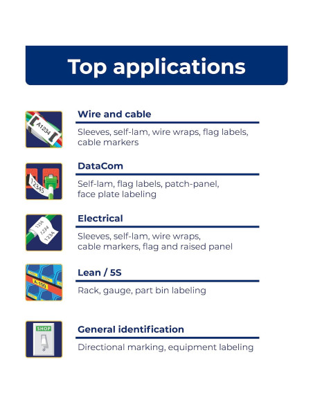 Kit de Impresora de Etiquetas Portátil Brady M210 - Amarillo/Negro Kit de Impresora de Etiquetas Portátil Brady M210 - Amarillo/Negro