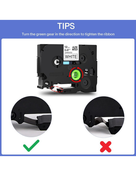 Cinta de Etiqueta Laminada Greencycle 6 Pack 12mm Multi-Color