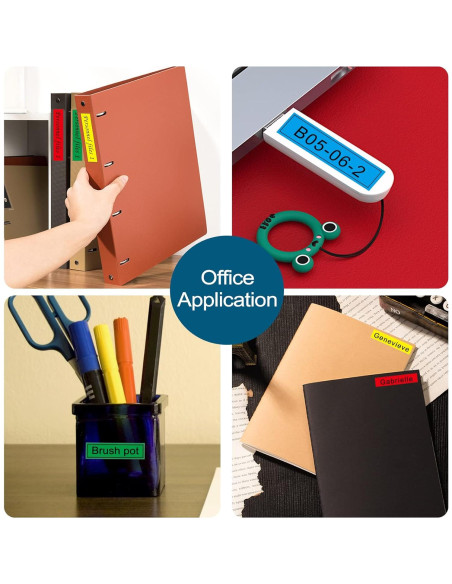 Cinta de Etiqueta BOYEEZON 5 Pack 12mm Compatible Brother