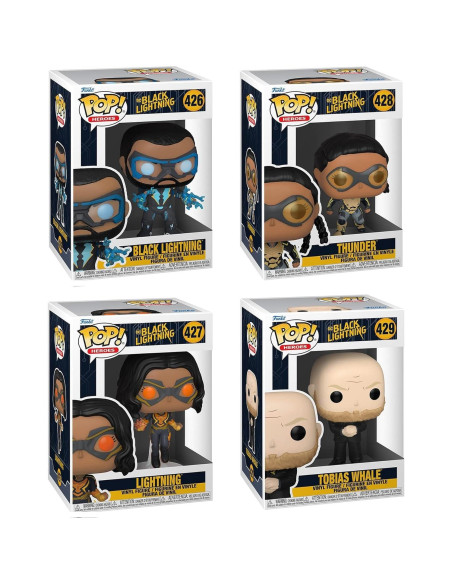 Funko POP! DC Colección Black Lightning - 3 Figuras 9.5 cm Funko POP! DC Colección Black Lightning - 3 Figuras 9.5 cm