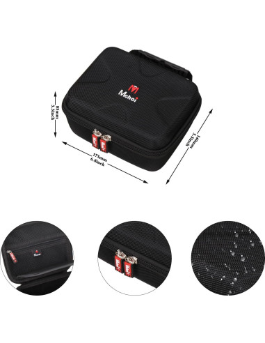 Funda Dura Mchoi para Etiquetadora Brother PT-M95 - Negra