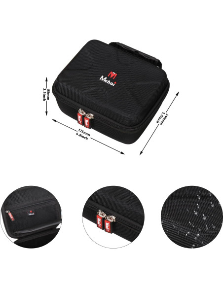 Funda Dura Mchoi para Etiquetadora Brother PT-M95 - Negra