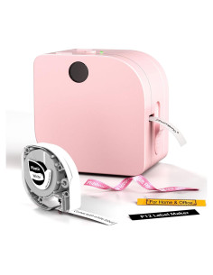 Impresora de Etiquetas Térmica Phomemo P12 Rosa Bluetooth 12mm