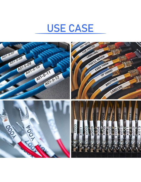 3PK Cinta de Etiquetadora Termocontraíble USUPERINK HSe-211 5.8mm