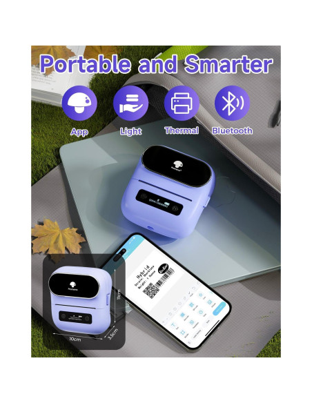 Impresora de Etiquetas Phomemo M220 Inalámbrica Bluetooth 203DPI Impresora de Etiquetas Phomemo M220 Inalámbrica Bluetooth 203DPI