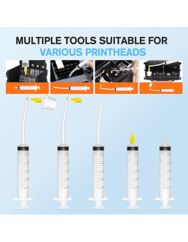 Kit de limpieza de cabezales E-Z Ink 100ml para impresoras HP/Epson/Canon/Brother