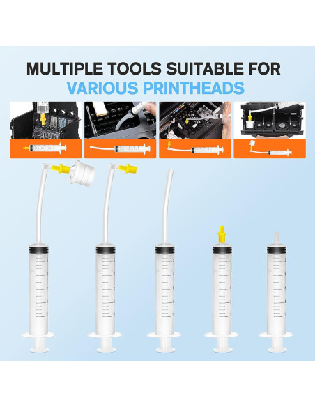 Kit de limpieza de cabezales E-Z Ink 100ml para impresoras HP/Epson/Canon/Brother