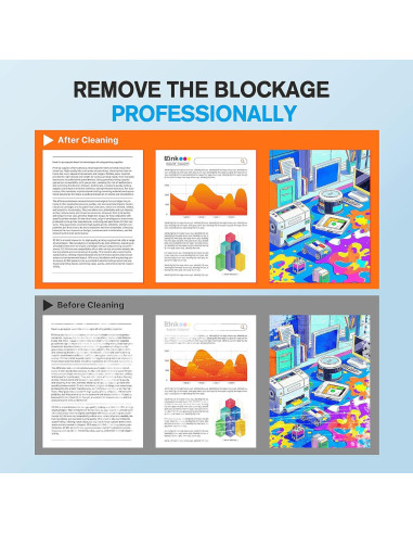 Kit de limpieza de cabezales E-Z Ink 100ml para impresoras HP/Epson/Canon/Brother