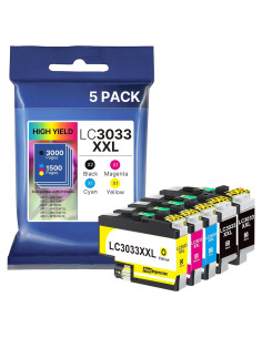 Cartuchos de tinta compatibles Brother LC3033 5-Pack PrintImpression