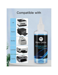 Kit de limpieza de cabezales de impresora Mars Online 100ML 2