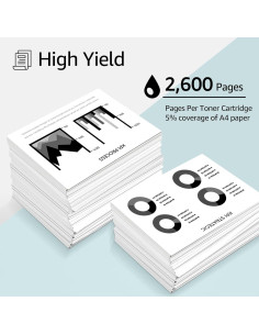 Cartucho de tóner negro GREENCYCLE TN360 compatible Brother 2