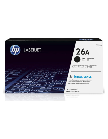 Cartucho de Tóner Negro HP 26A CF226A - 3100 Páginas