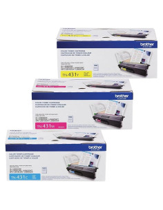 Juego de Cartuchos de Tóner Brother TN-431C/M/Y - 3 Pack