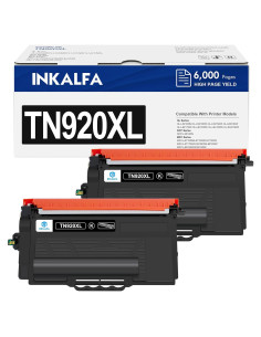 Cartucho de Tóner TN920XL Negro Inkalfa Paquete de 2 Alto Rendimiento