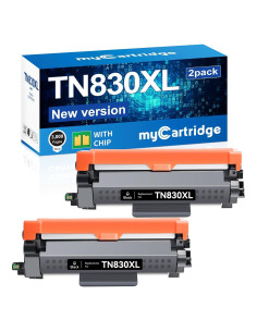 Cartucho de Tóner Negro myCartridge TN830XL 2 Paquete 3000 Páginas