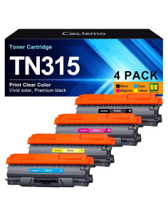 Cartucho de Tóner Caclemo TN-315 Compatible Brother - 4 Piezas