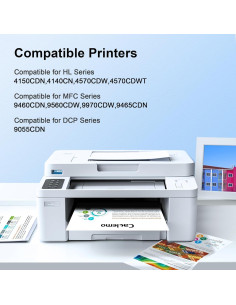 Cartucho de Tóner Caclemo TN-315 Compatible Brother - 4 Piezas 2