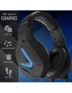 Auriculares Gaming Orzly RXH-20 con micrófono y sonido estéreo 2
