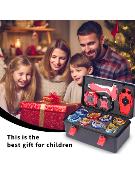 Conjunto de Juguetes Bey AIBREAY 15 en 1 con 12 Trompos