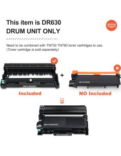 Tambor DR-630 V4INK Compatible para Impresoras Brother 2