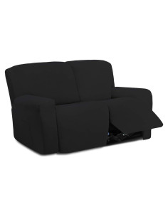 Funda de Sofá Recliner Easy-Going 6 Piezas Microfibra Negra