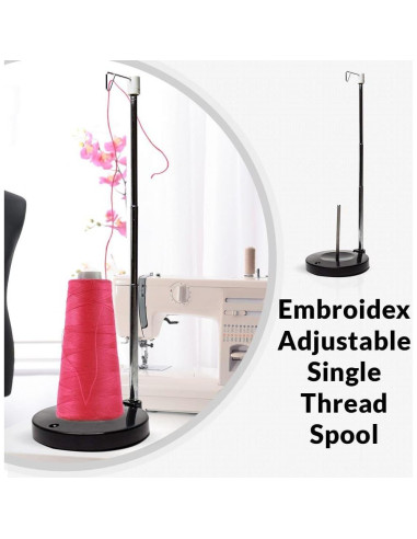 Soporte de Bobina de Hilo Ajustable Embroidex - Pedestal Estable