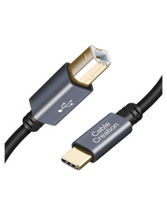 Cable de Impresora USB-C a USB-B 2.0 CableCreation 2 m