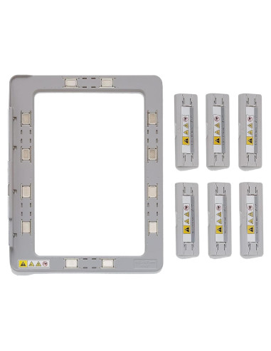 Aro de Bordado Magnético Brother 10.16x17.78cm Gris