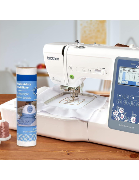 Estabilizador Soluble en Agua Brother 30 Hojas 18x20 cm