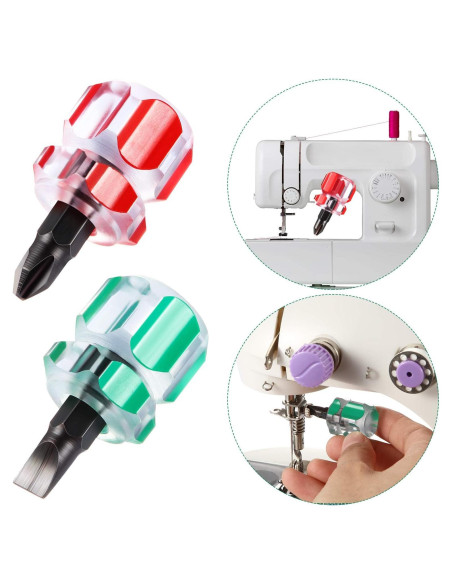 Kit de Destornilladores Cortos Mudder 2 Piezas para Coser