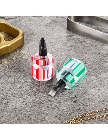 Kit de Destornilladores Cortos Mudder 2 Piezas para Coser
