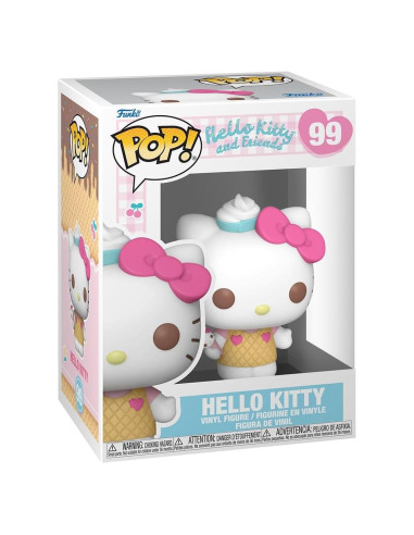 Figura de Vinilo Hello Kitty con Helado - Funko POP! - 8,89 cm