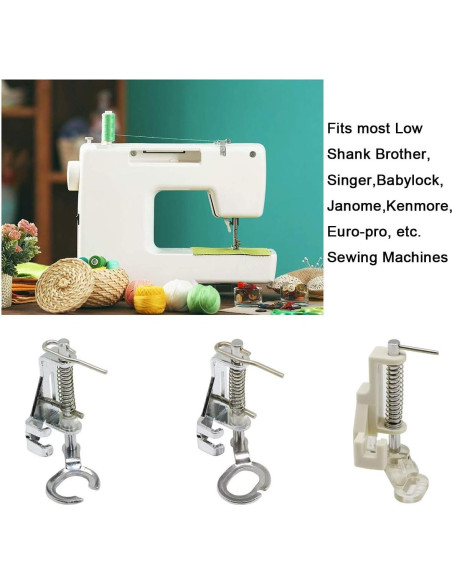 Pie de máquina de coser acolchado libre STORMSHOPPING CloseToe